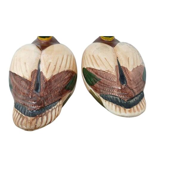 Vintage 1978 Avon Mallard Duck Glass Covered Dishes Set of 2 - Picture 4 of 8